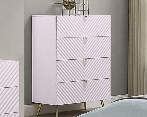 Acme Gaines Pink High Gloss Chest