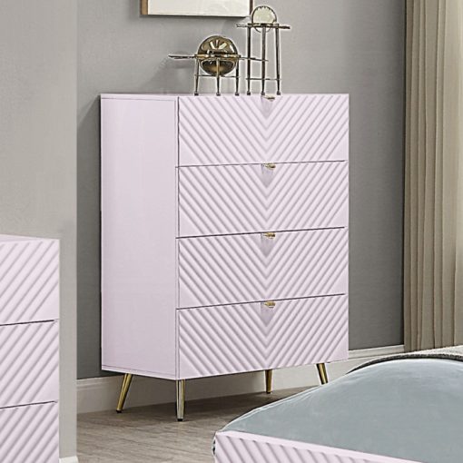 Acme Gaines Pink High Gloss Chest
