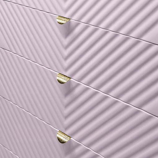 Acme Gaines Pink High Gloss Chest - Image 11