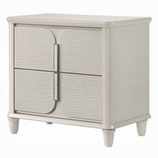 Acme Laveda Pearl White Nightstand - Image 2