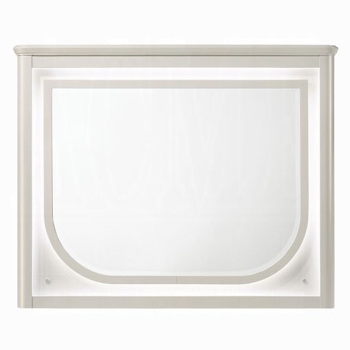Acme Laveda Pearl White Mirror w/LED - Image 2