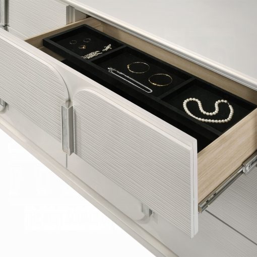 Acme Laveda Pearl White Dresser - Image 6