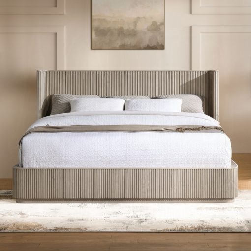 Acme Leanna Light Oak Bed