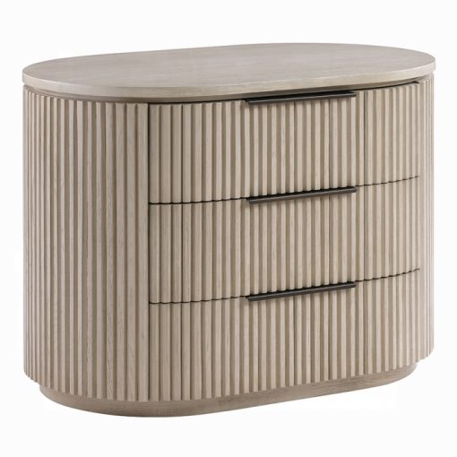 Acme Leanna Light Oak Nightstand w/USB Port - Image 2