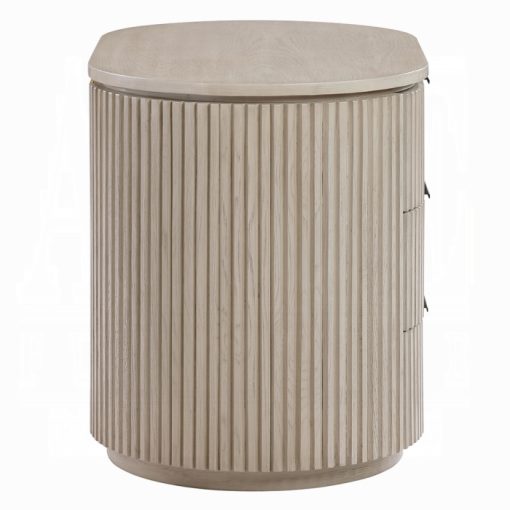 Acme Leanna Light Oak Nightstand w/USB Port - Image 5