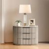 Acme Leanna Light Oak Nightstand w/USB Port