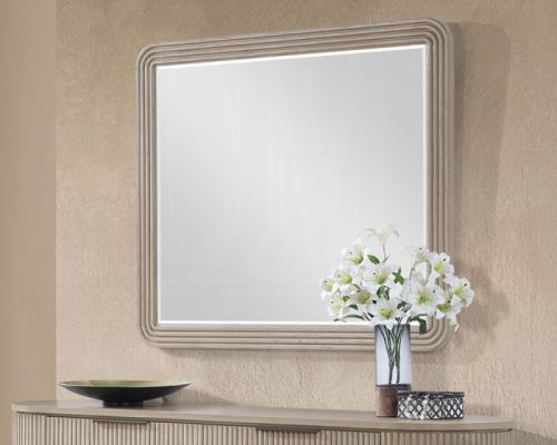 Acme Leanna Light Oak Mirror