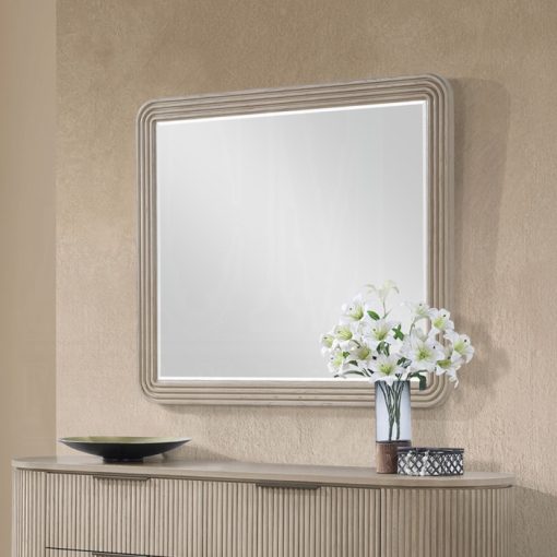 Acme Leanna Light Oak Mirror