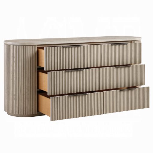 Acme Leanna Light Oak Dresser - Image 4