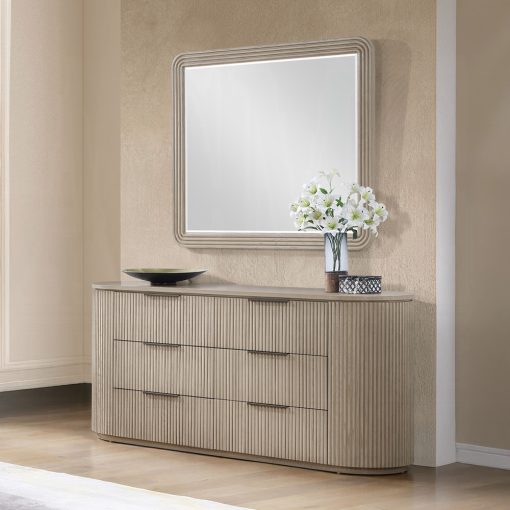 Acme Leanna Light Oak Dresser - Image 5