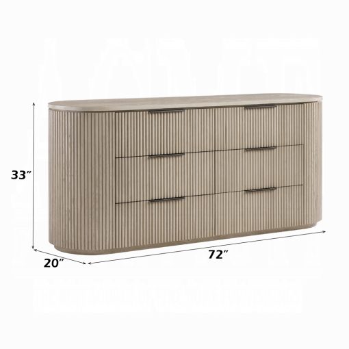 Acme Leanna Light Oak Dresser - Image 6