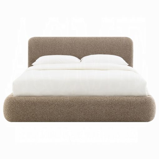 Acme Erica Dark Beige Tweed Bed - Image 3