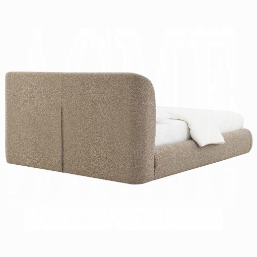 Acme Erica Dark Beige Tweed Bed - Image 5