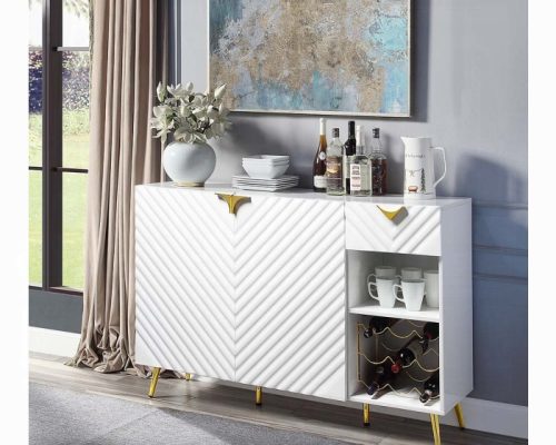 Acme Gaines White High Gloss Server