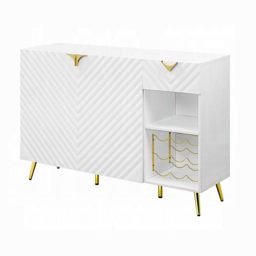 Acme Gaines White High Gloss Server - Image 2