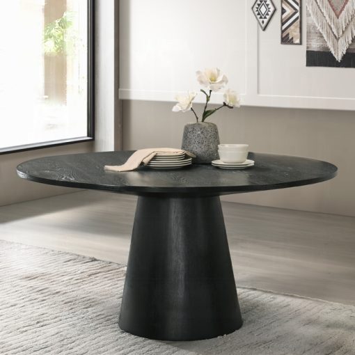 Acme Froja Black Round Dining Table