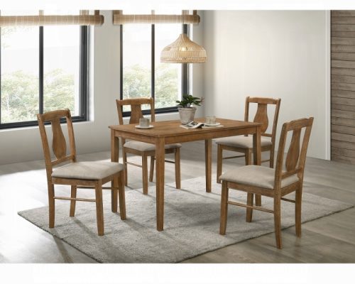 Acme Kayee Weathered Oak 5 PC Pack Dining Set