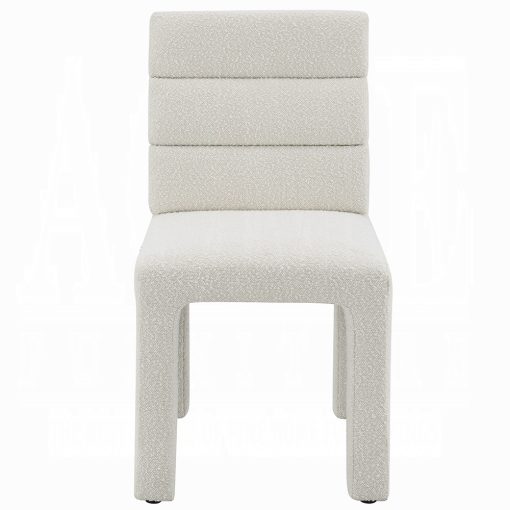 Acme Hettie Beige Boucle Side Chair - Set of 2 - Image 3