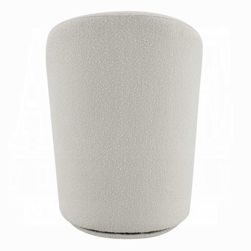 Acme Hollis Beige Boucle Side Chair with Swivel - Set of 2 - Image 5