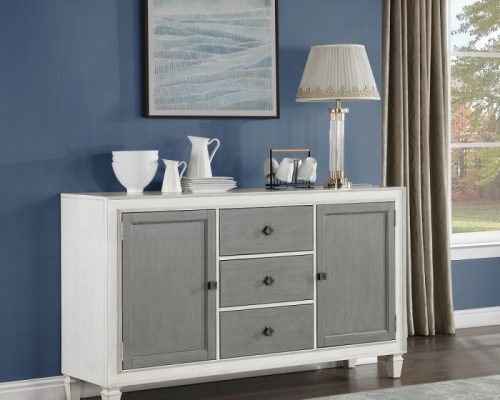 Acme Katia Gray & Weathered White Server