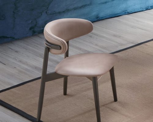 Acme Lanae Gray Polish Mircofiber & Black Side Chair - Set of 2