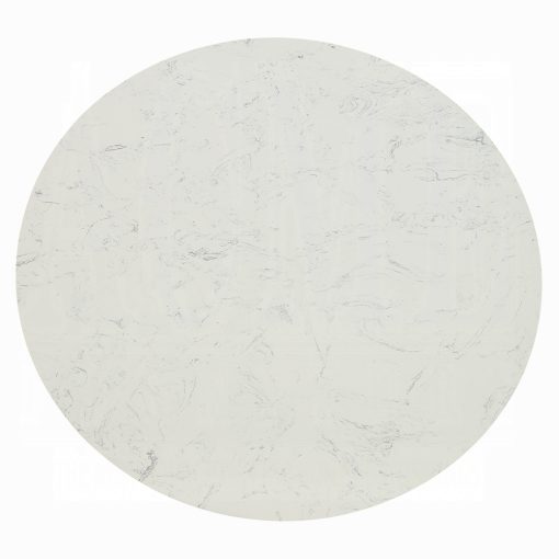 Acme Jaramillo Natural Marble Top & Black Counter Height Table - Image 3