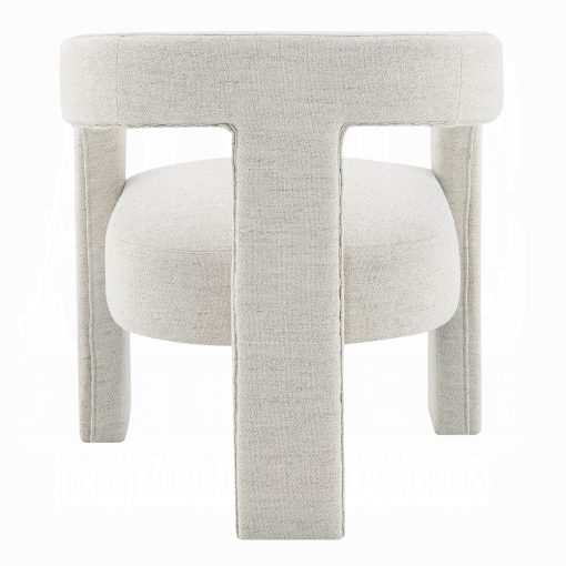 Acme Lomas Beige Boucle Arm Chair - Set of 2 - Image 5