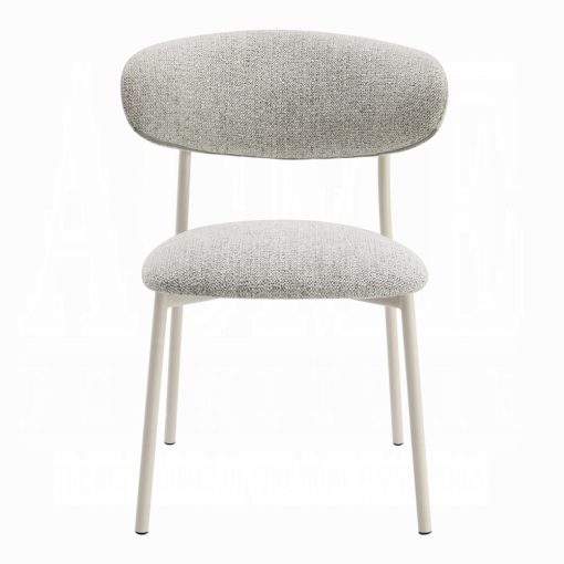 Acme Kalam Light Gray Boucle Side Chair - Set of 2 - Image 3