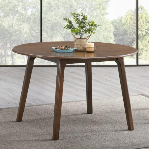 Acme Keiki Walnut Round Dining Table