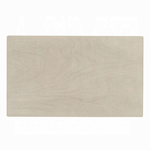 Acme Ferris Antique Bone White Rectangular Dining Table - Image 4
