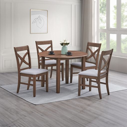 Acme Ferris Brown Side Chair - Set of 2 - Image 8