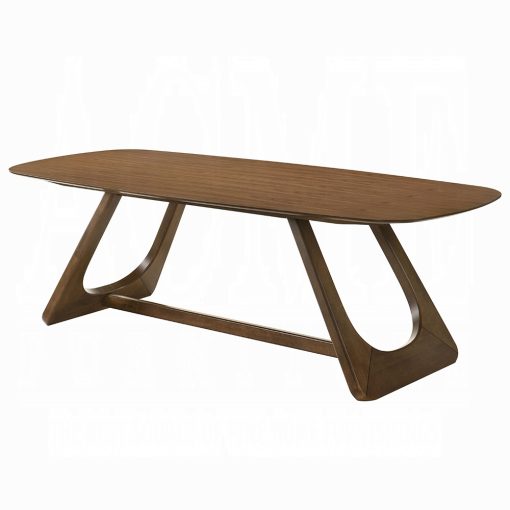 Acme Hoyte Walnut Dining Table - Image 2