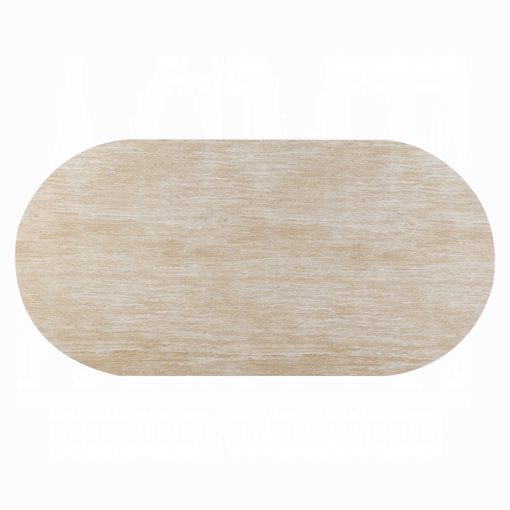 Acme Jirina Travertine Pattern Dining Table - Image 4
