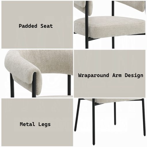 Acme Jirina Arm Chair - Set of 2 - Image 8