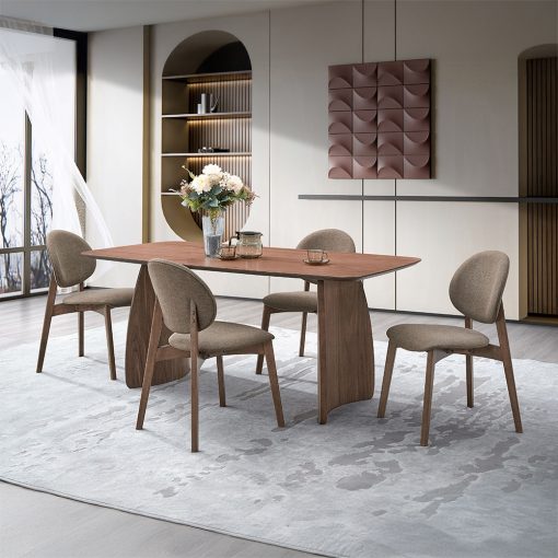 Acme Hadasa Walnut Dining Table - Image 5