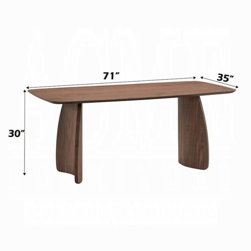 Acme Hadasa Walnut Dining Table - Image 6