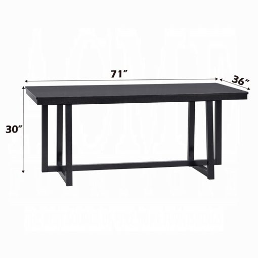 Acme Kini Black Dining Table - Image 6