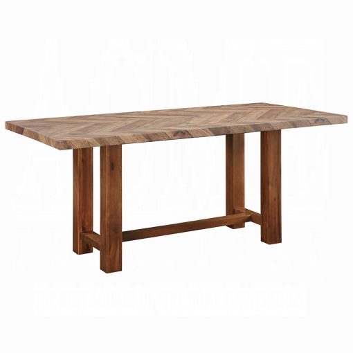 Acme Gilsea Brown Dining Table - Image 2