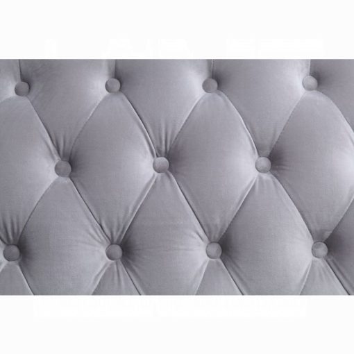 Acme Galelvith Gray Fabric Sofa with 6 Pillows - Image 6