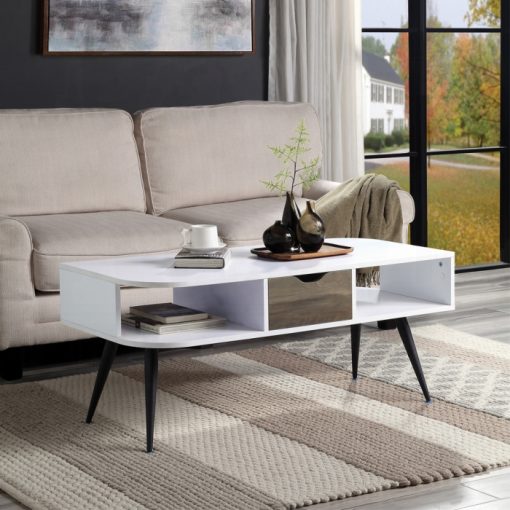 Acme Halima White & Black Coffee Table