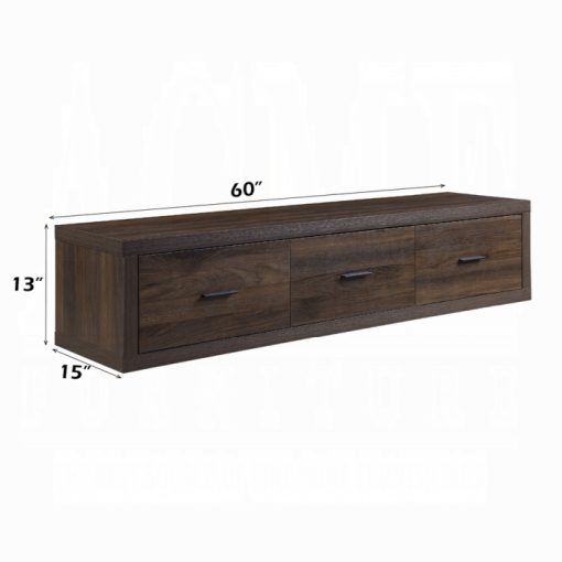 Acme Harel Walnut TV Stand - Image 2
