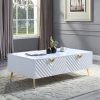 Acme Gaines White High Gloss Coffee Table