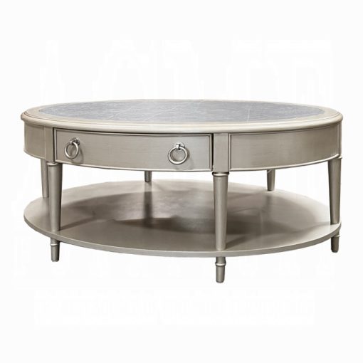 Acme Kasa Sintered Stone & Champagne Coffee Table - Image 2