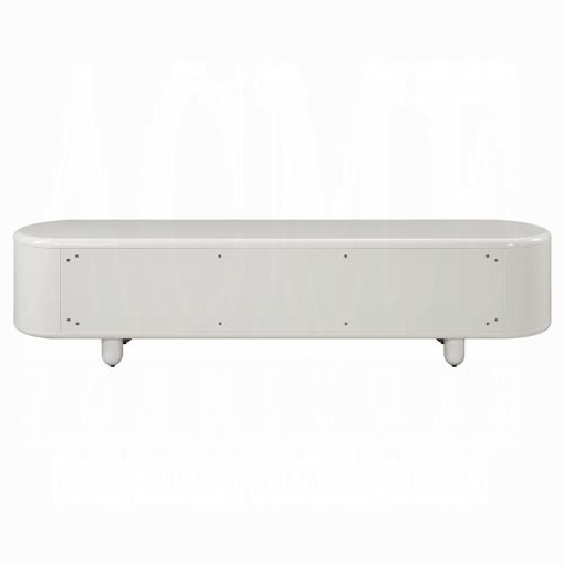 Acme Keely White High Gloss TV Stand - Image 4