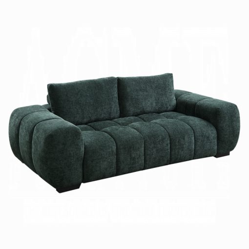 Acme Ferrand Green Chenille Sofa - Image 2