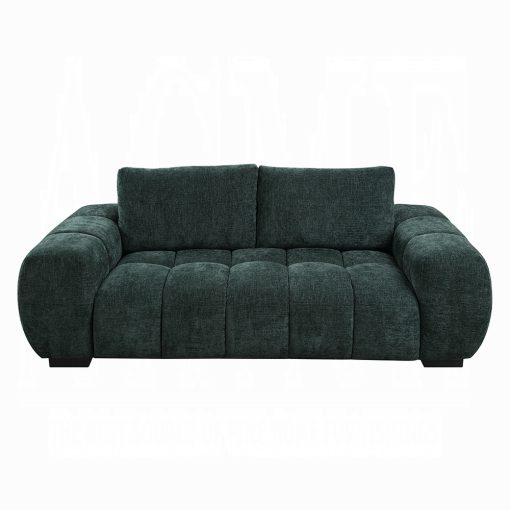 Acme Ferrand Green Chenille Sofa - Image 3