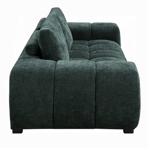 Acme Ferrand Green Chenille Sofa - Image 4