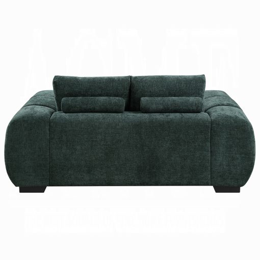 Acme Ferrand Green Chenille Loveseat - Image 5