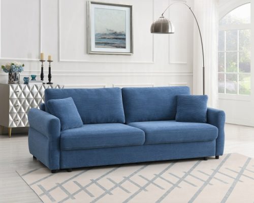 Acme Haran Sofa with Sleeper, Storage & 2 Pillows