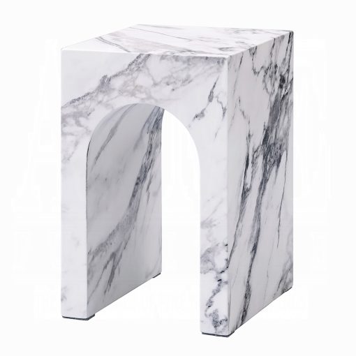 Acme Fritzy Engineered Stone End Table - Image 2